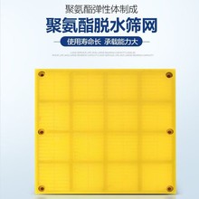 聚氨酯筛板脱水 矿用圆孔现货 聚氨酯冲孔筛网高频振动筛网