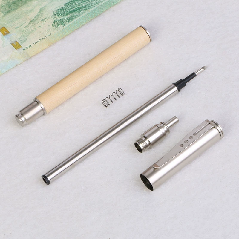 (Cross-border trading), metal rollerball pen from natural wood for office, stationery, set, neutral style, Birthday gift