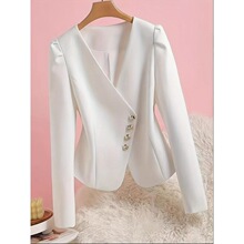 H 46812 Sleeves Bubble Sleeve Blazer ������������װ