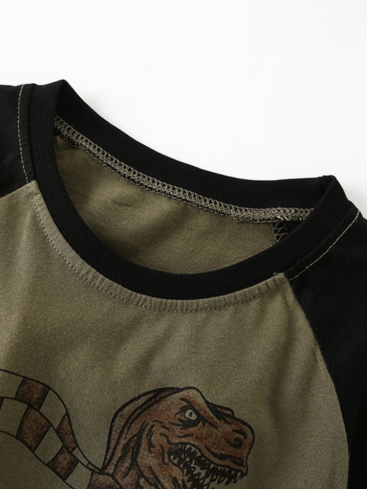 Malwee niño verano nuevo estilo europeo y americano camiseta infantil adorable niño cuello redondo camiseta de manga corta para niños