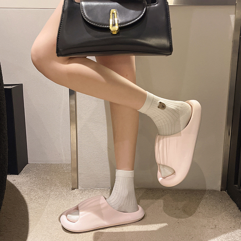 EVA厚底スリッパ、女性用夏用消臭・滑り止めアウターウェア、家庭用屋内入浴用おしゃれホームスリッパ|undefined