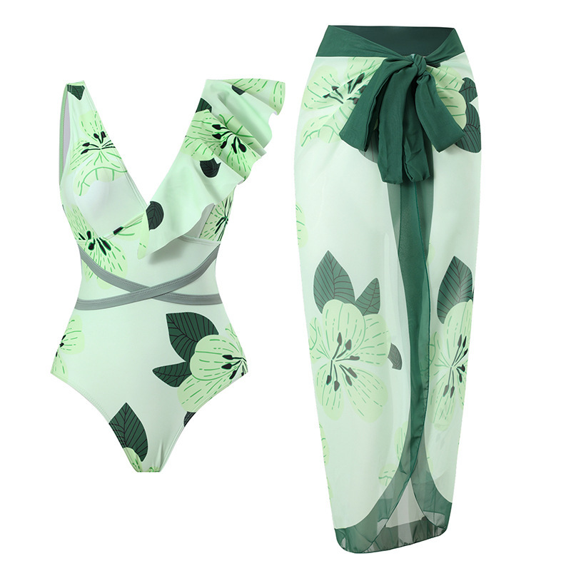 245g Weight Sleeveless Sleeve Length Polyester Fabric Type Regular Top Length One-pieces Tops Type 2 Pieces Set Quantity Swimming Pool, Beach Occasion Strap Neckline Skinny Fit Type Round Dots, Tree, Flower, Dragonfly Pattern Women's Gender Beach Style Women's Beach Round Dots Tree Flower 2 Pieces Set Bikinis Swimwear 7