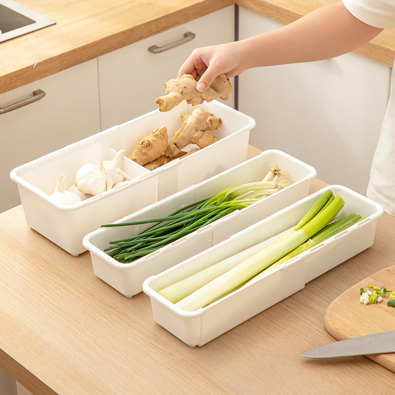 香菜ネギネギ専用伸縮収納神器コリアンダーの食品級ネギにんにく整理箱|undefined