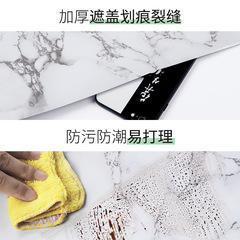 廚房防油貼紙加厚耐高溫自粘牆貼防水防潮大理石自粘牆瓷磚貼加厚