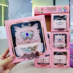 女孩彩妆包包饰品套装仿真眼影口红指甲油化妆品儿童玩具礼品批发