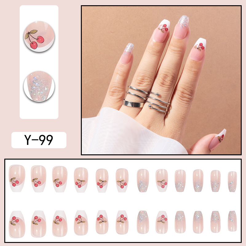 Simple Style Gradient Color Plastic Nail Patches 1 Set display picture 17