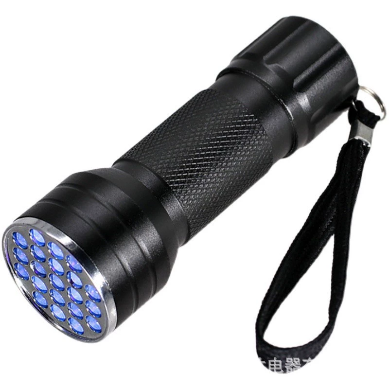 21 светодиодный Фиолетовый фонарик 395 фиолетовый свет светодиодный Скорпион банкнота защита от подделок инспекция флуоресцентный агент маска для отверждения лампа