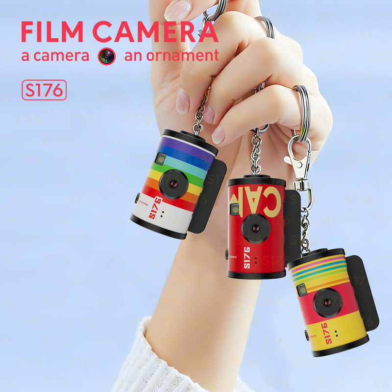 1080P Hd Mini Thumb Camera Retro Ccd Small Pocket Digital Camera Student Photo and Video Recorder Pendant