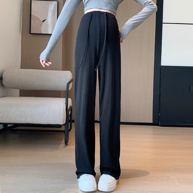 宽松舒适孕妇裤胖妹妹大码高腰不勒垂感直筒休闲透气百搭孕期长裤|undefined