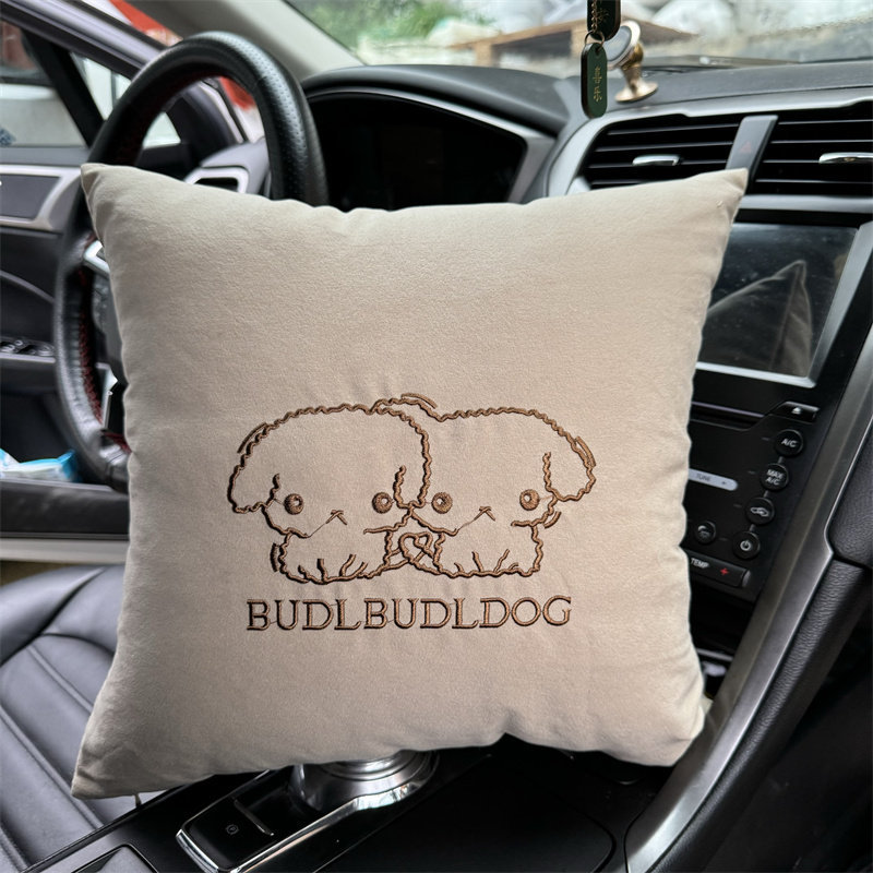 Car Pillow, Lumbar Support, Four-Piece Set, Seat Pillow, Neck Pillow, Back Cushion, Car Accessories, Cute Cartoon Design