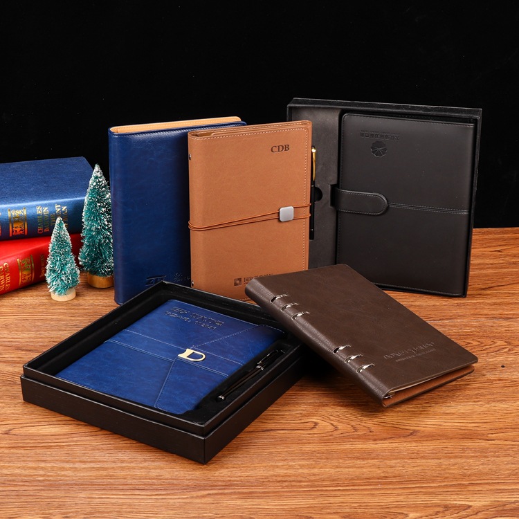 笔记本商档pu皮商务办公记事本日记本厂家批发定做新款活页套装本