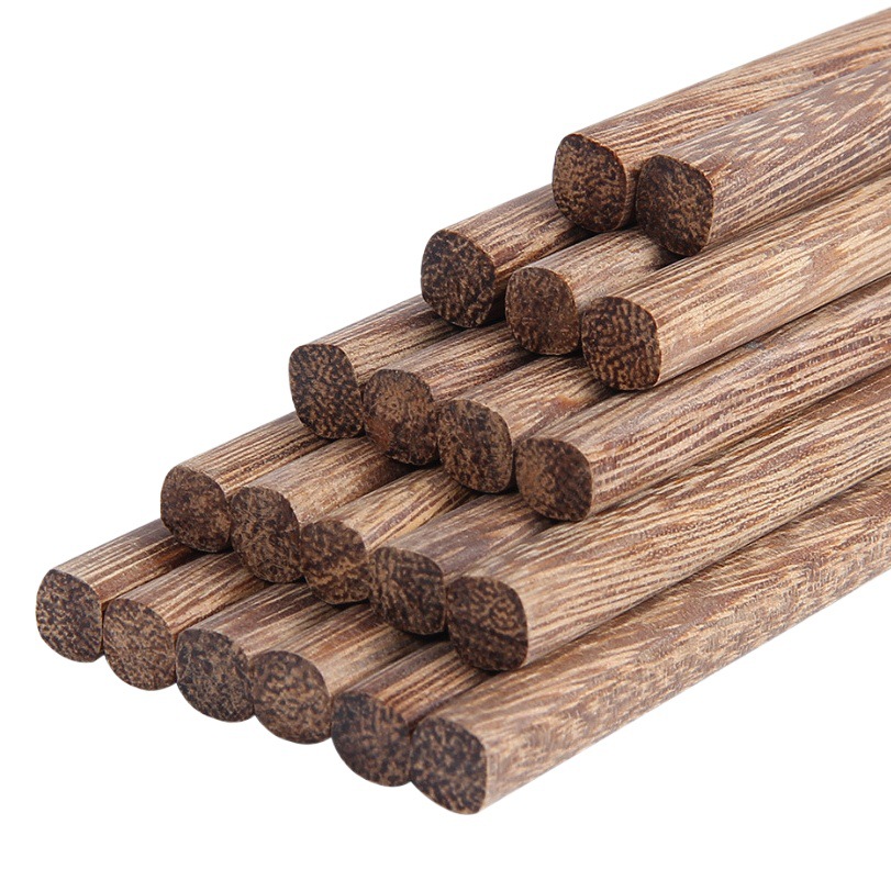 Chicken Wing Wooden Chopsticks Home Wholesale Creative Gift Public Chopsticks Engraved Bamboo and Wood Chopsticks Unpainted Hotel Wood Chopsticks