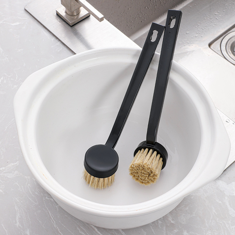 Kitchen Pot Cleaning Tool Long-Handled Pot Brush Multifunctional Stove Range Hood Cleaning Brush Pot Dish Bowl Brush Stain Remover