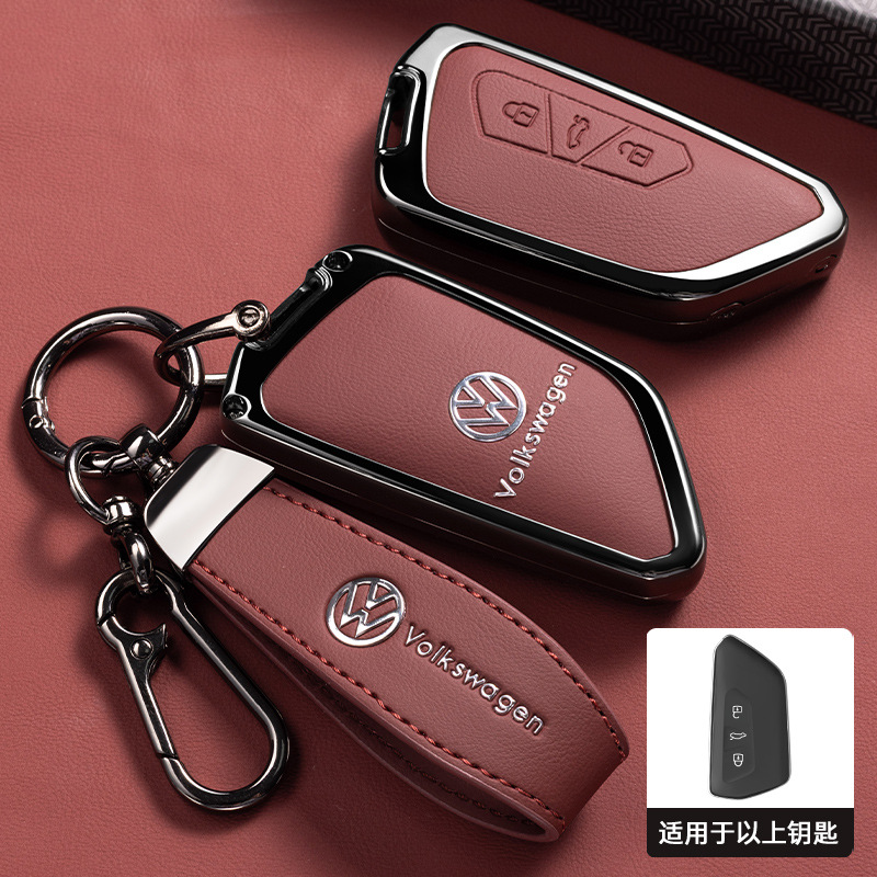 D 모델 단일 쉘 화산 레드 + 자동차 로고 로프