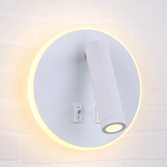 Led読書灯寝室シンプルベッドヘッドライトネット赤スイッチ付き現代創造省エネ壁灯