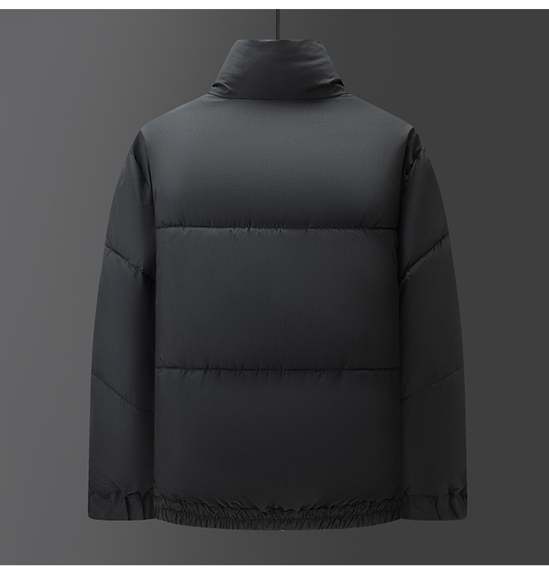 Winter Neue Dicke Breite Ausgabe Koreanische Warme Herren Business Casual Stehkragen Baumwolle Mantel_voghion.com