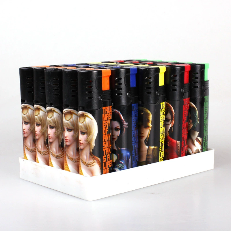 Оптовая Продажа с фабрики ветрозащитная одноразовая пластиковая рекламная Зажигалка оптом высококачественный логотип зажигалки