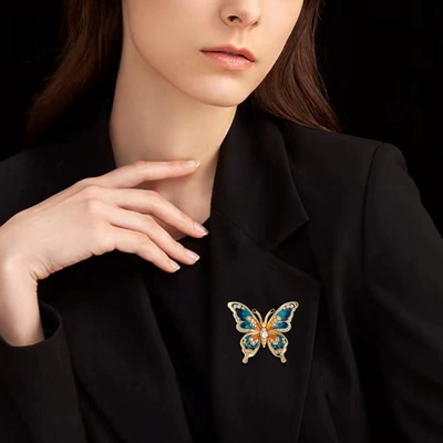 American high-grade enamel painted butterfly: Yaxa sancaqları