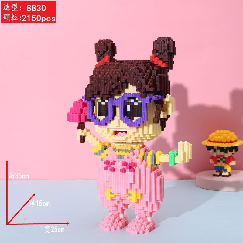 财神爷立体拼图品牌IP积木玩具益智儿童玩具拼装积木财神模型摆件|undefined