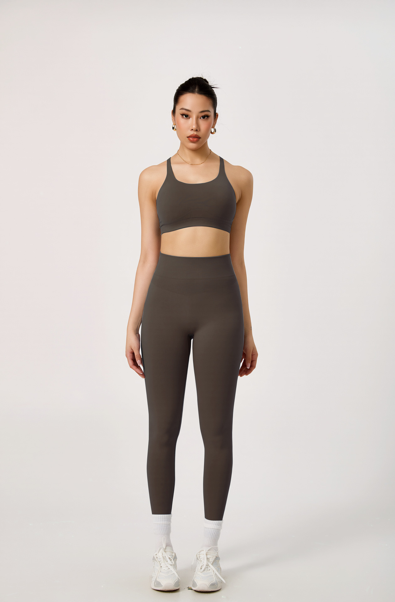 Ropa interior deportiva sin costura transfronteriza en Europa y los Estados unidos, sujetador de espalda, cintura y pantalones de cadera, ropa de fitness al aire libre, traje de yoga