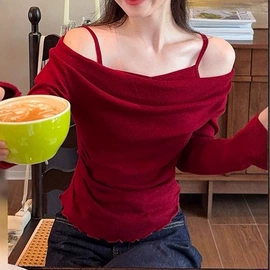 女式针织衫;女式T恤;吊带背心