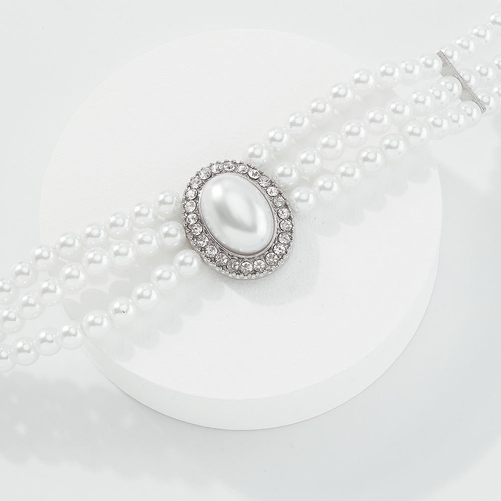 Mehrschichtige Perlenkette Im Retro-palast-stil display picture 10