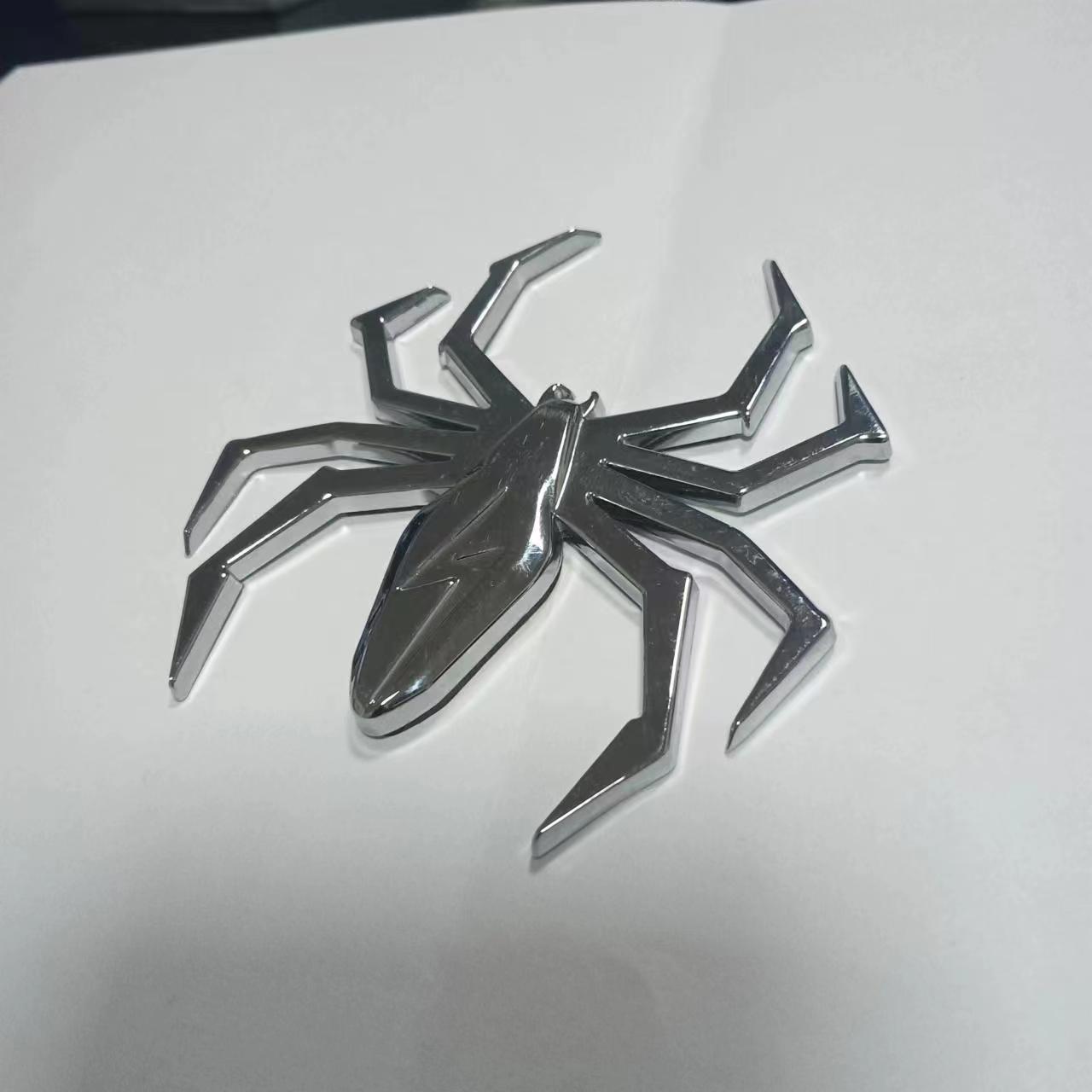 压铸模具厂家供应锌合金蜘蛛标志贴标锌合金模具压铸产品现货直销