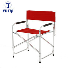Factory direct supply aluminum tube director chair folding beach leisure chair camping outdoor Oxford cloth chair wholesale