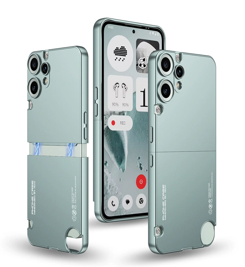 Чехол для телефона (Nothing) CMF Phone 2 Pro, противоударный паз‑и‑шип с магнитной фиксацией, контрастные цвета