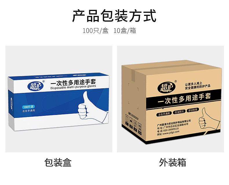 丁腈手套包装图