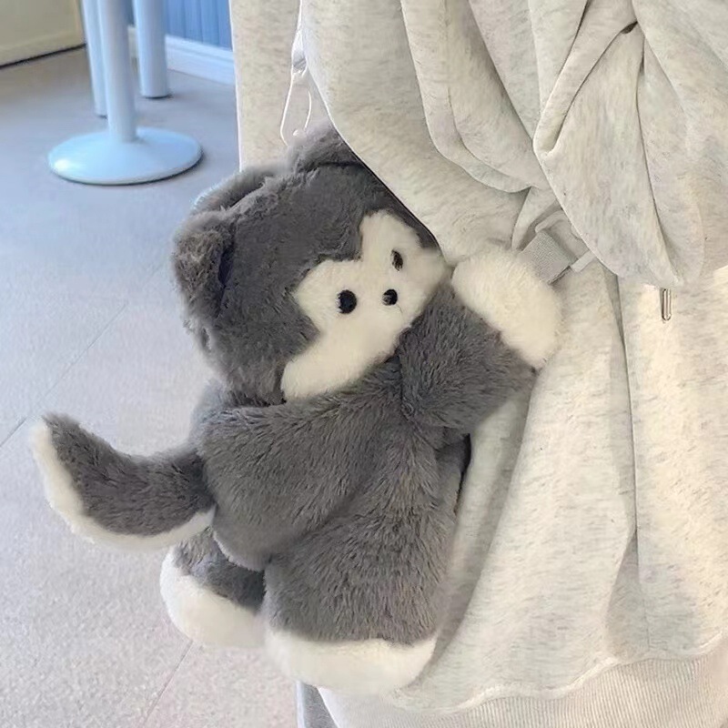 Puppy Puppy Cute Puppy Puppy Puppy Puppy Puppy Puppy Puppy Puppy Puppy Shoulder Bag Puppy Puppy Shoulder Bag Puppy Puppy Shoulder Bag Puppy Fur Plush Crossbody Bag Girl's Backpack Doll Doll Doll Cartoon Backpack