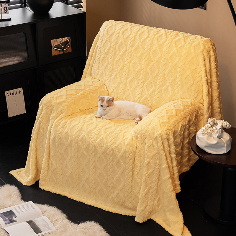 Cápula espacial de peluche Chihua sofá cubierta de sofá cubierta de cubierta única cubierta de cojín antideslizante toalla de sofá