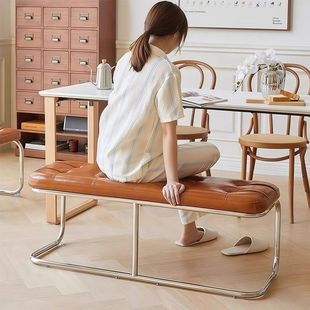 Bedroom Dining Chair, Cloakroom Stool, Bed End Stool, Sofa Stool, Soft Bag, Bathroom Shoe Changing Stool, Retro Bench for Home Use