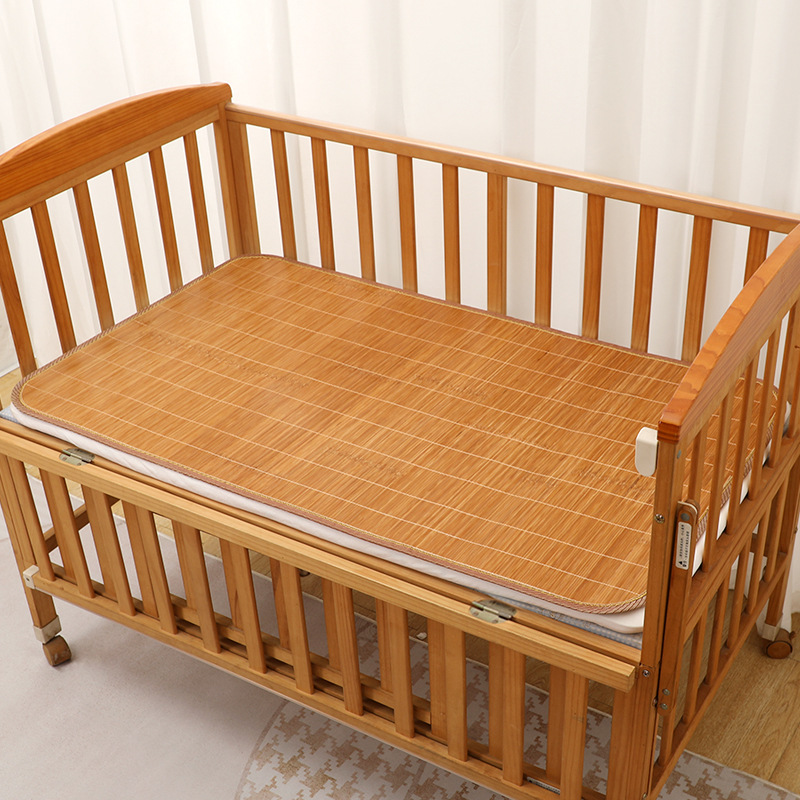 Summer Mat Kindergarten Nap Baby Children's Bed Stroller Double-Sided Bamboo Mat Single Student Dormitory