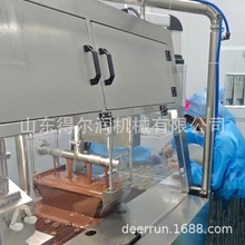 腰果仁巧克力涂层机 甘肃巧克力核桃涂层冷却生产线 300kg/h 自动