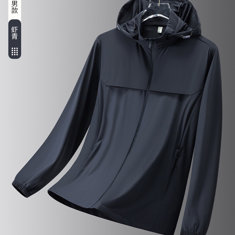New summer sun protection clothing for couples, lightweight and breathable, outdoor quick-dry skin jacket, fishing clothing with printed logo