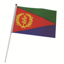 【厂家供应】厄立特里亚竞选旗14*21手摇旗广告旗帜定做大选小旗