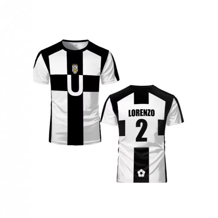 2025 New New Summer Fashion Animation Blue Lock Football t Shirt Printed on 3D Short Sleeve Shirt Casual Top