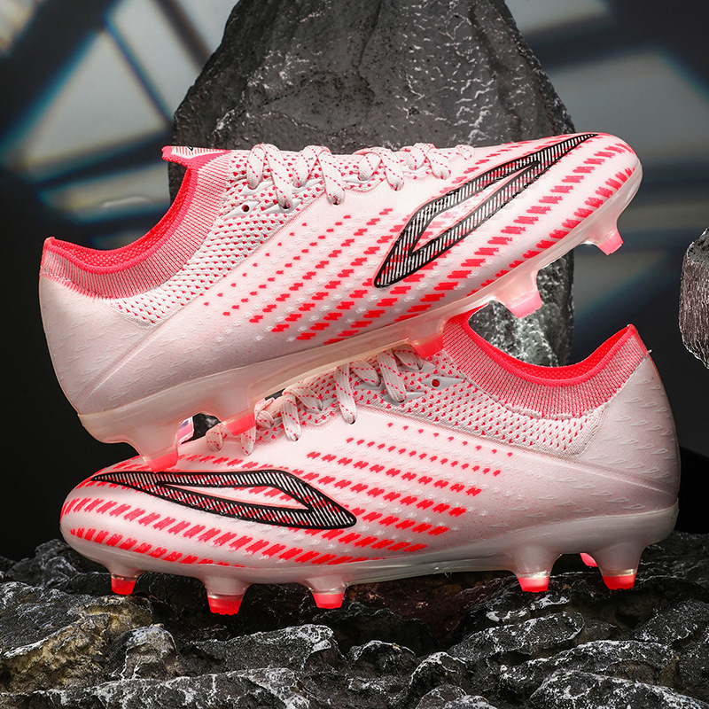 Cross-Border 2026 Lingsu Series New Seamless Flyknit Low-Top Soccer For Students, Artificial Grass Competition Training_voghion.com