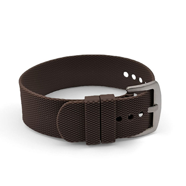Silicone watch strap
