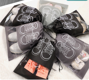 无纺布家居旅行大号中号鞋子收口袋 拖鞋包装拉绳袋 无纺布鞋袋