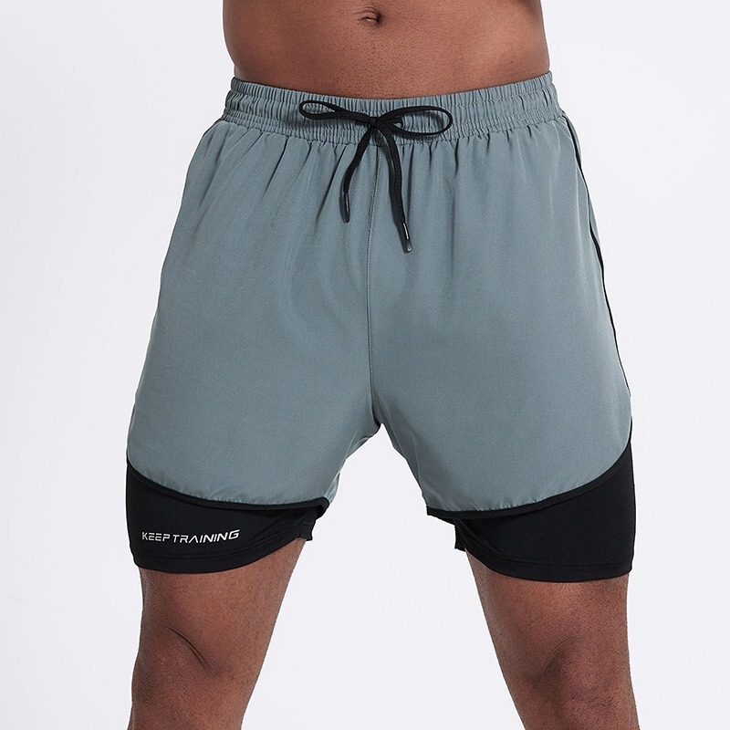 American-Style Summer New Quick-Dry Swim and Fitness Shorts for Men, Thin Trendy Ins-Style Training Shorts with Lining American-Style Summer New Quick-Dry Swim and Fitness Shorts for Men, Thin Trendy Ins-Style Training Shorts with Lining