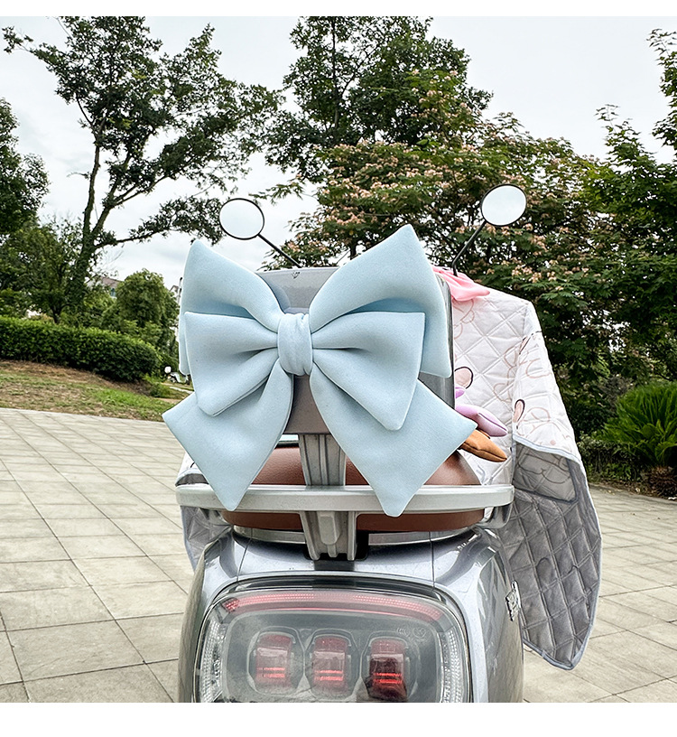 Electric Car Decoration Bow Accessories, Car/Tail Light Stickers