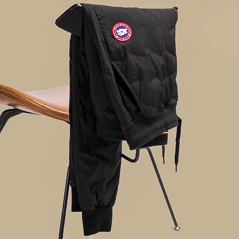 Men's Canada Goose Down Pants, 2026 New Style, Winter Outerwear, Thickened, Cold-proof, Jogger Pants, Suitable for Temperatures as Low as -40 Degrees in Northeast China