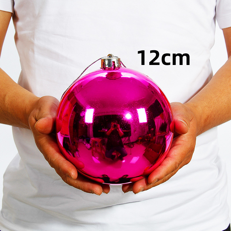 Dragón Tigre Bola de Navidad decoraciones del árbol de Navidad gran Bola brillante galvanoplastia bola de color bola colgante centro comercial bar decoración del techo