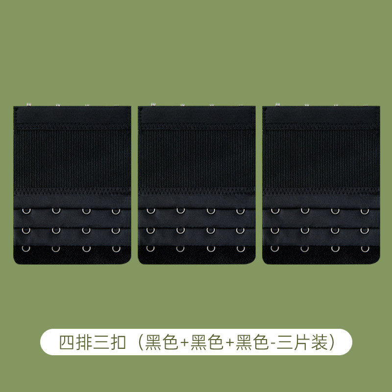 Ropa interior alargada breasted cuatro filas sujetador femenino extensión cinturón gancho tres filas dos hebilla trasera ajustable ropa interior hebilla alargada