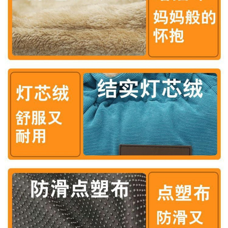 インターネット有名人の猫小屋、小型犬用密閉型深い睡眠小屋、秋冬用の暖かい猫寝袋、取り外し可能で洗濯可能|undefined