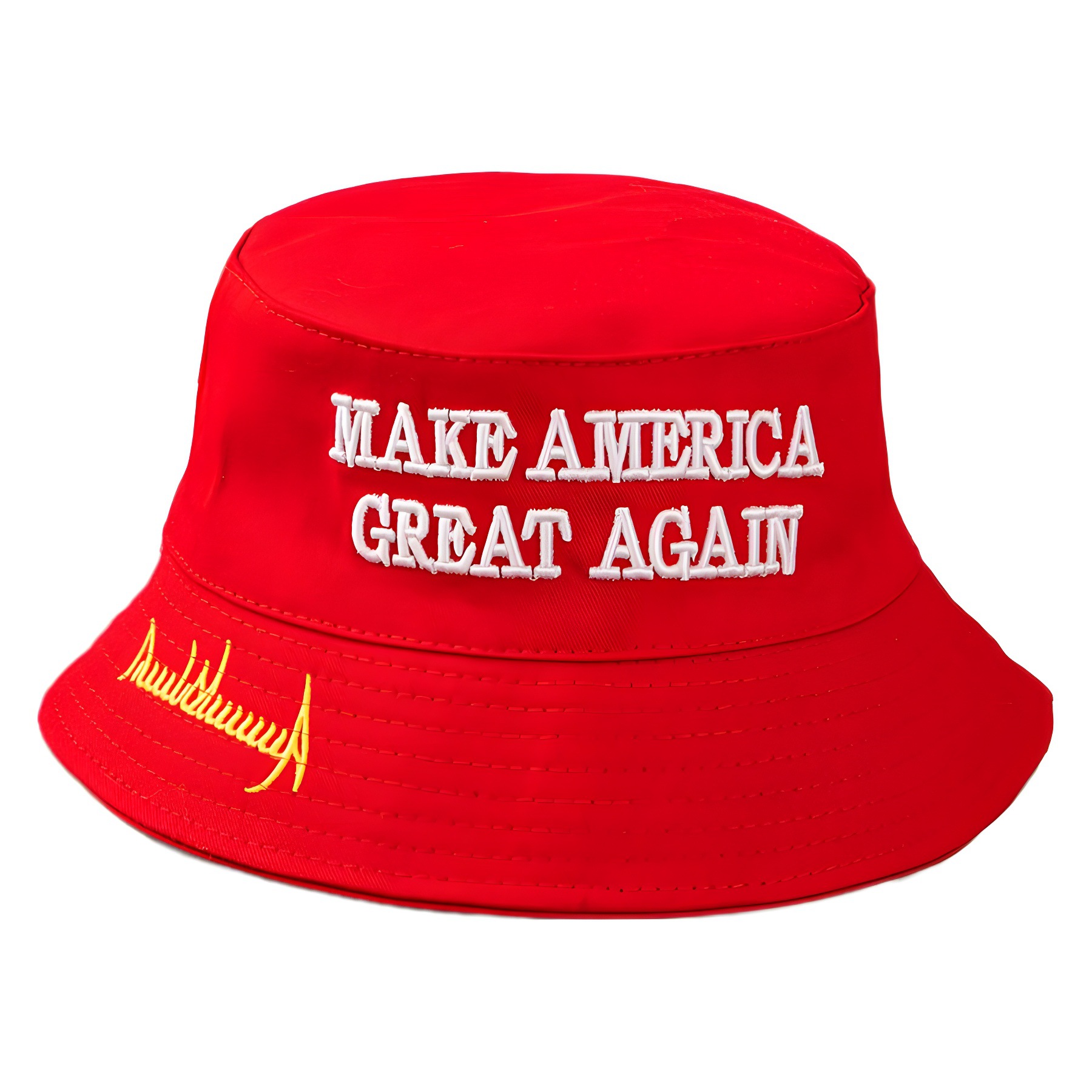 Make America Great AGAIN basin election red fisherman hat 3D thorn_voghion.com