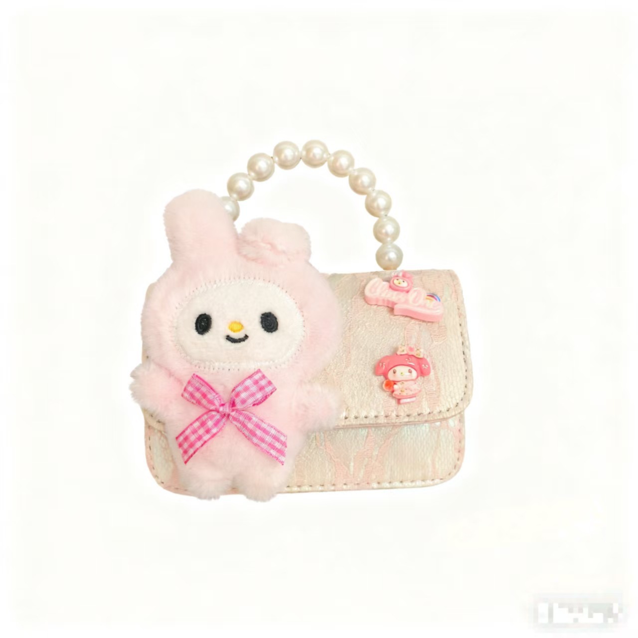 Melody bolso infantil princesa bolso de perla niña billetera de Año Nuevo bolso de hombro cadena
