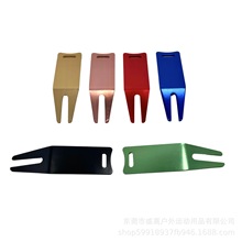 高尔夫铝合金简约果岭叉球叉草坪修复工具叉铲草器球场球童配件